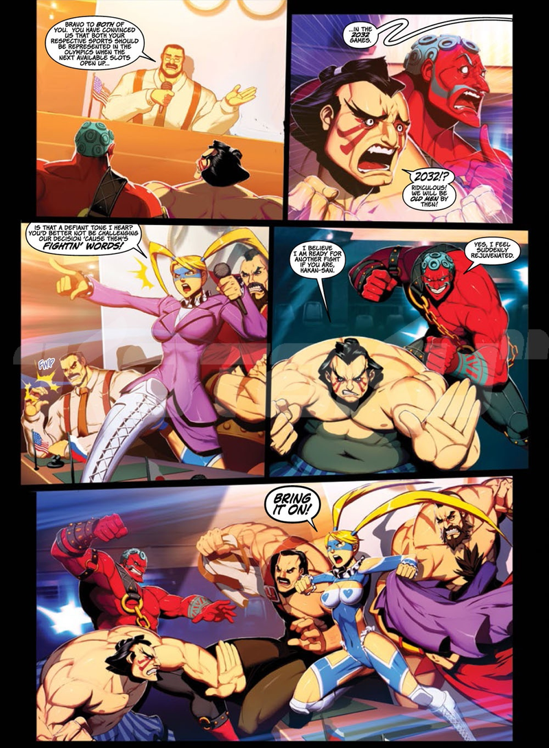 Illustration for article titled This New Super Street Fighter Graphic Novel from Udon Delivers a Greasy Battle Royale